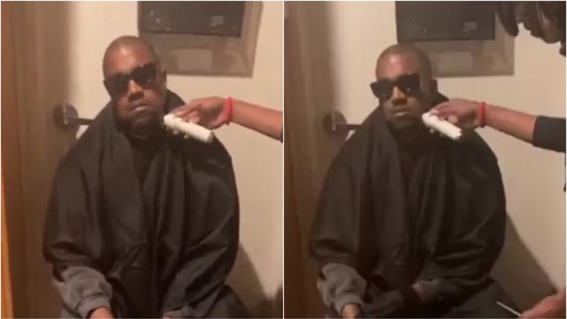 Kanye West apara a barba após interromper jantar em West Hollywood - Foto: Reprodução / Instagram