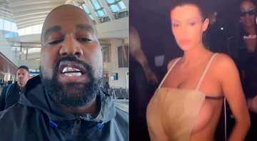 Kanye West rebateu críticas por mostrar a mulher quase pelada na web - Foto: Reprodução/ Instagram@kanyewest