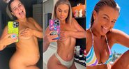 Karina Irby mostrou corpo antes e depois de ficar 130 dias sem consumir açúcar - Foto: Reprodução/ Instagram@karinairby