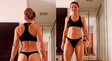 Karina Lucco contou que “ficou murcha” ao fazer apenas o treino aeróbico - Foto: Reprodução/ Instagram@karinalucco