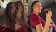 Karina Lucco cortou os cabelos após revelar alopecia