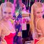 Karoline Lima tirou parte da fantasia e ficou de fio dental - Foto: Reprodução/ Instagram@flay