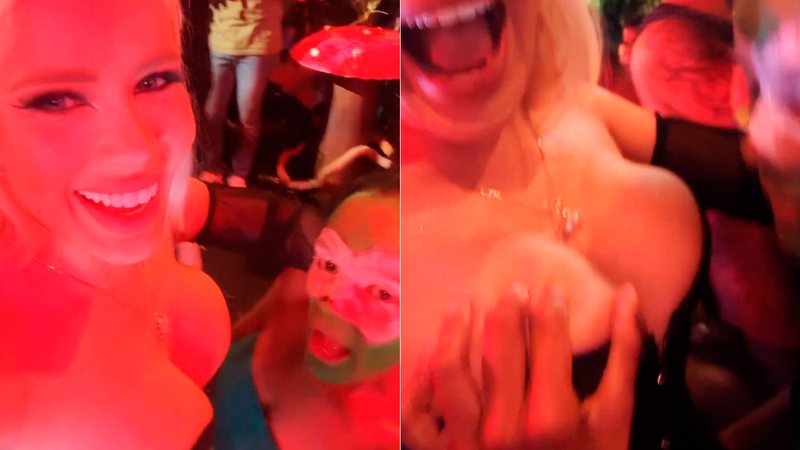 Karoline Lima foi apalpada por fã em festa de Carlinhos Maia - Foto: Reprodução/ Instagram@karolinel
