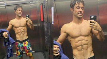 Kayky Brito ostenta tanquinho após treino - Foto: Reprodução / Instagram