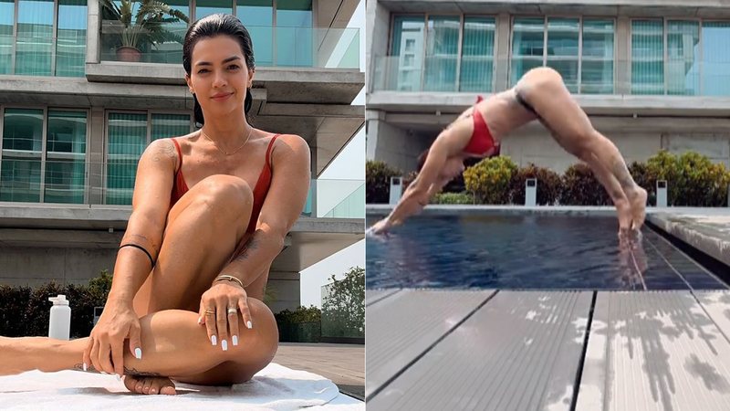 Kelly Key ostentou corpo sarado e tatuagens em dia de piscina - Foto: Reprodução/ Instagram@oficialkellykey