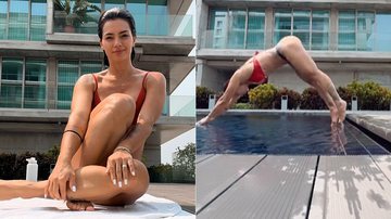 Kelly Key ostentou corpo sarado e tatuagens em dia de piscina - Foto: Reprodução/ Instagram@oficialkellykey