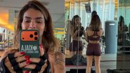 Kelly Key ficou impressionada com o resultado dos treinos de glúteos