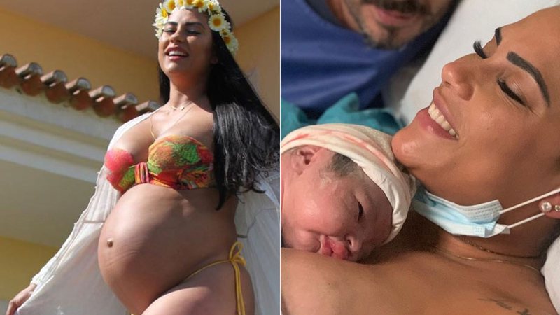 Ex-BBB Kelly Medeiros deu à luz Romeo na última segunda-feira (1º de julho) - Foto: Reprodução/ Instagram