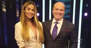 Kerline Cardoso e Marcelo de Carvalho no Mega Senha - Foto: Reprodução / RedeTV!