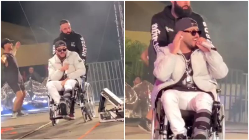 Kevinho fez show em cadeira de rodas durante o fim de semana - Foto: Reprodução / Instagram