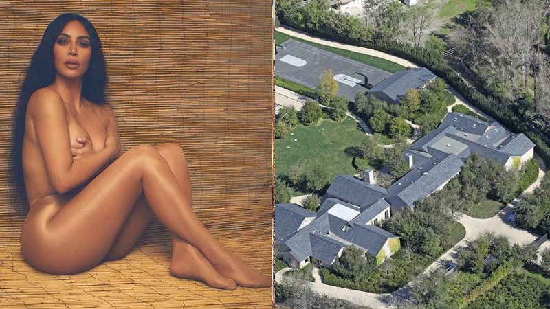 Kim Kardashian e seu condomínio em Hidden Hills - Reprodução/Instagram@kimkardashian, NY Post