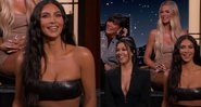Kim Kardashian comenta que foi pega de surpresa ao descobrir casamento de sua irmã com o baterista - Foto: Reprodução / YouTube