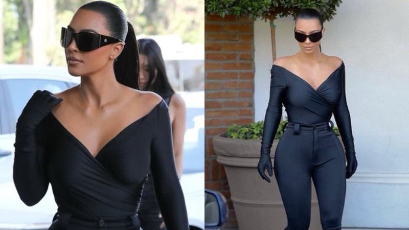 Kim Kardashian ostenta look de grife de luxo em ida à farmácia - Foto: Reprodução / Instagram @kimkardashian