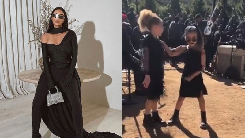 Kim Kardashian comenta que sua filha é gótica durante entrevista - Foto: Reprodução / Instagram @kimkardashian / Twitter