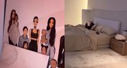 Kim Kardashian deu bronca na filha ao perceber que estava sendo filmada na cama - Reprodução / Instagram