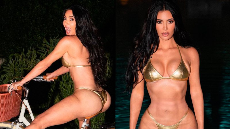 Kim Kardashian posou de biquíni e recebeu elogios na web - Foto: Reprodução/ Instagram@kimkardashian