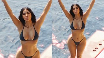 Kim Kardashian posou de biquíni para anunciar novidades em “brechó” da família - Foto: Reprodução/ Instagram@kimkardashian