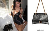 Bolsa da Balenciaga usada por Kylie Jenner está à venda por R$ 8.600 em “brechó” da família
