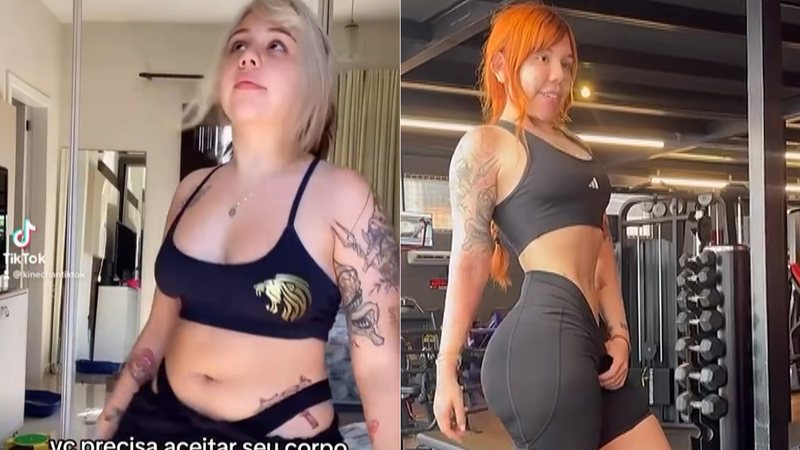 Kinechan mostrou evolução do corpo em vídeo - Foto: Reprodução/ Instagram@kinechan2.0