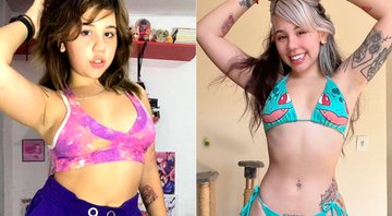 Kinechan mostrou antes e depois de eliminar peso - Foto: Reprodução/ Instagram@kinechan2.0
