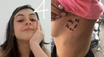 Klara já chegou a deixar uma de suas tatuagens à mostra em 2020 - Reprodução/Instagram