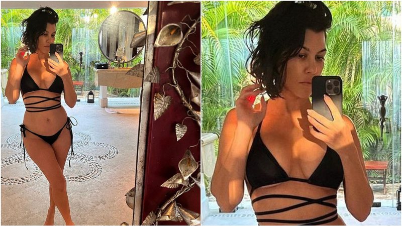 Kourtney Kardashian arranca suspiros ao posar de biquíni - Foto: Reprodução / Instagram