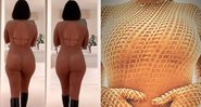 Kourtney Kardashian compartilha vídeo usando macacão semitransparente da grife da irmã - Foto: Reprodução / Instagram