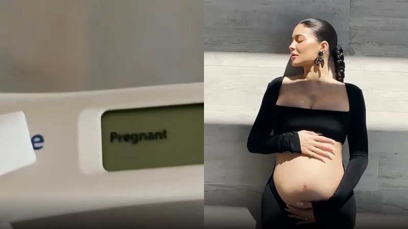 Kylie Jenner anuncia que está grávida de seu segundo filho com o rapper Travis Scott - Foto: Reprodução / Instagram @kyliejenner