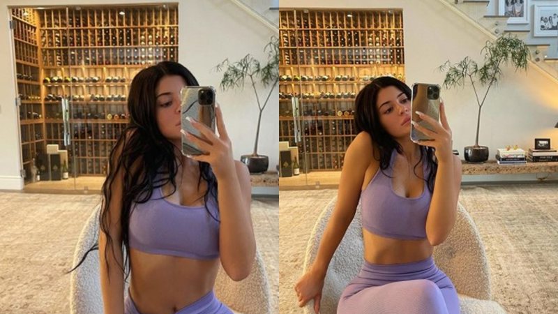 Kylie Jenner ostenta adega em fotos no Instagram - Foto: Reprodução / Instagram @kyliejenner