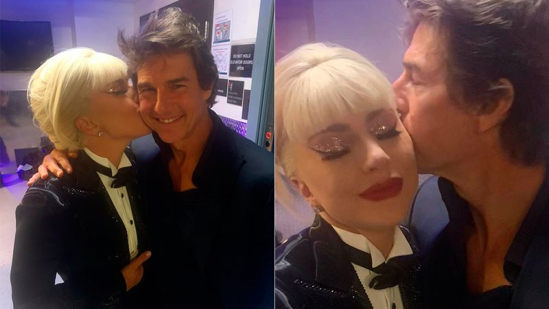 Lady Gaga tietou Tom Cruise após show em Las Vegas - Foto: Reprodução/ Instagram@ladygaga