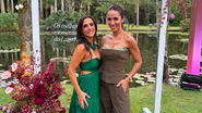 Taíssa Abtibol, proprietária do espaço, posa ao lado de Jade Seba - Foto: Divulgação
