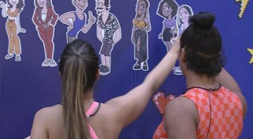 Laís e outras sisters falam na academia sobre suas opções no jogo - Foto: Reprodução / Globo
