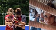 Casal celebrou o primeiro mês das filhas nas redes sociais recentemente - Reprodução / Instagram
