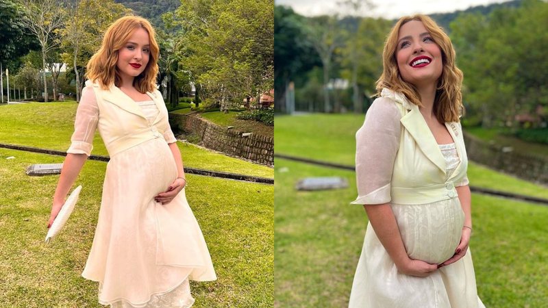 Larissa Manoela compartilha fotos caracterizada de personagem grávida - Foto: Reprodução / Instagram