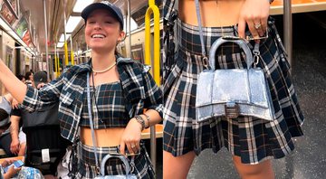 Larissa Manoela passeou de metrô em NY com bolsa de R$ 13 mil - Foto: Reprodução/ Instagram@larissamanoela