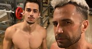 Latino com o seu filho adotivo, Guilherme Dams, de 21 anos - Foto: Reprodução/ Instagram