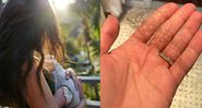Lea mostrou aos seguidores queda de cabelo após ter dado à luz ao filho Ever Leo - Reprodução/Instagram