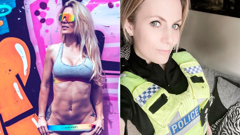Leanne Carr deixou a polícia após 14 anos para investir no OnlyFans - Foto: Reprodução/ Instagram@theleaway