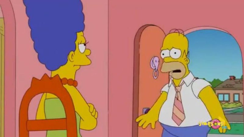 Imagem Homer canta “Eu Quero Tchu, Eu Quero Tcha” em Os Simpsons