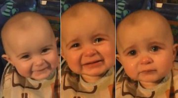 Imagem VÍDEO: Bebê de 10 meses se emociona e chora com música de Rod Stewart
