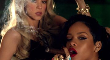 Imagem VÍDEO: Shakira faz dupla com Rihanna em ‘Can’t Remember to Forget You’
