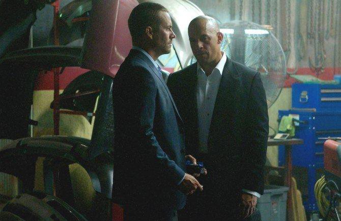 O ator Paul walker em um dos últimos encontros com o amigo Vin Diesel - Créditos: Reprodução