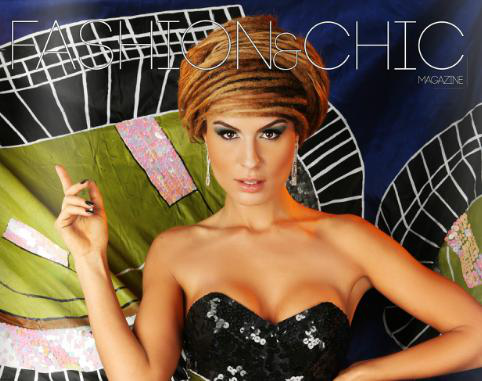 Imagem Fernanda Lacerda é a capa da revista Fashion & Chic Magazine