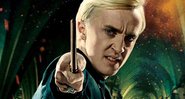 Draco Malfoy será um dos temas dos contos de Natal da saga Harry Potter. No cinema ele foi vivido por Tom Felton. Crédito: Divulgação