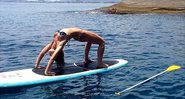 Sabrina Sato se exercita no mar (Crédito: Reprodução/Instagram)