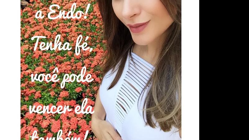 Fernanda Machado comenta sua luta contra a endometriose (Crédito: Reprodução/Instagram)