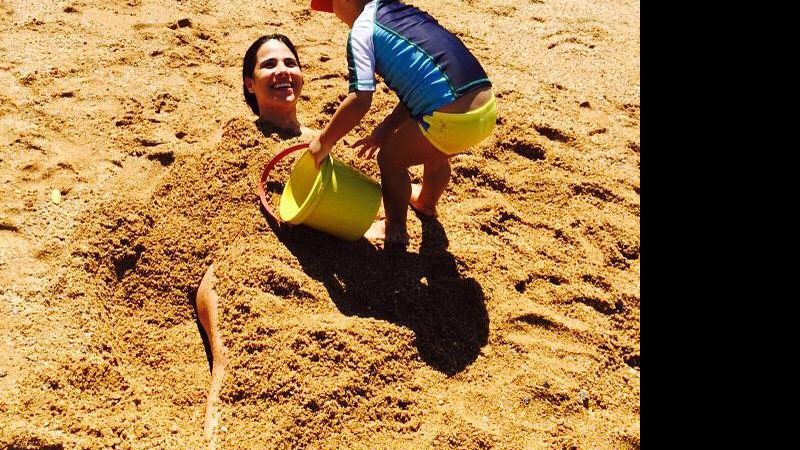 Wanessa se diverte com o filho José Marcus (Crédito: Reprodução/Instagram)