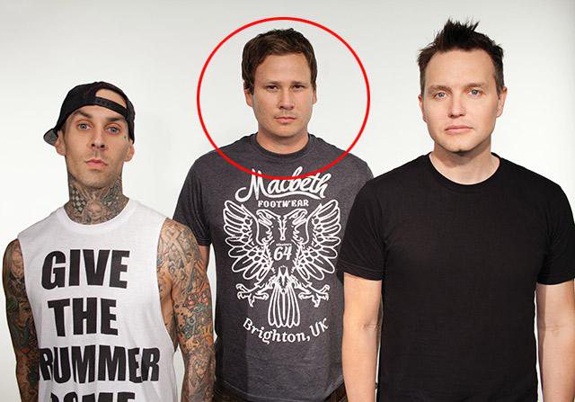 Formação original do Blink 182. Tom DeLonge é o que está no círculo vermelho. Crédito: Divulgação