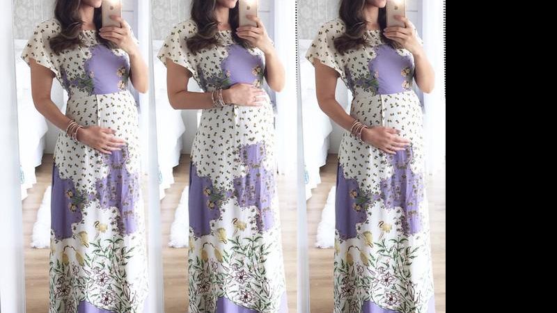 Fernanda Machado mostra barriga de gravidez (Crédito: Reprodução/Instagram)