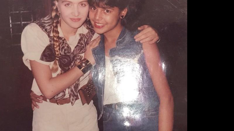 Angélica e Nívea Stelmann em 1990 (Reprodução/Instagram)